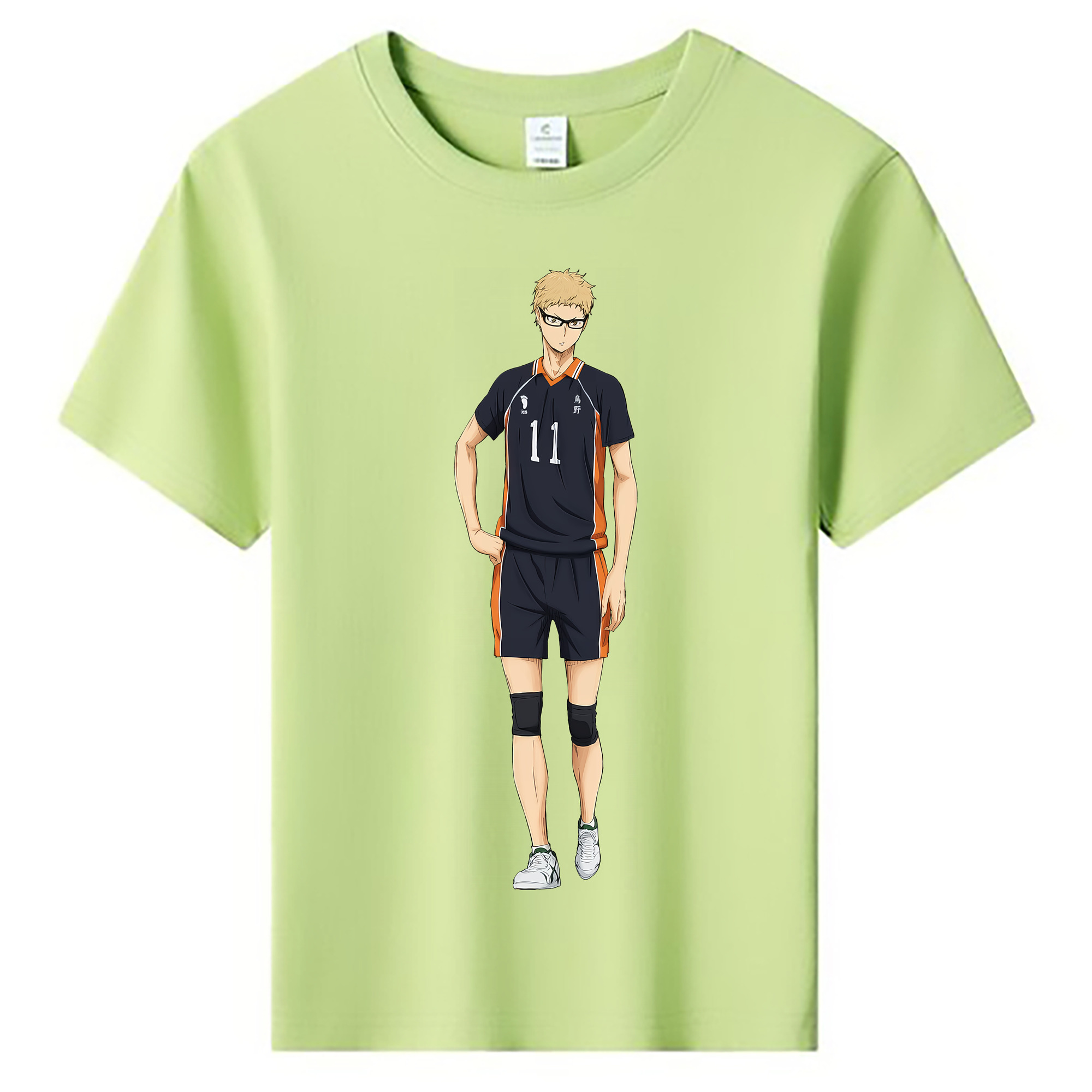 （画像用） ハイキュー!! Haikyu!! 綿100％キッズTシャツ（フロントプリント）